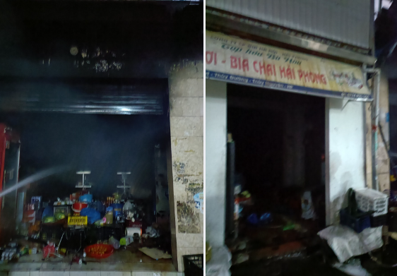 Kịp thời dập tắt đám cháy nhà dân tại xã Thủy Đường, huyện Thủy Nguyên 